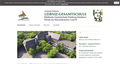 Desktop Screenshot of leibnizgesamtschule.de